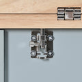 K&K Kitchen Island With Foldable Counter Top, Kitchen Storage Cart With Slide Out Shelf, Towel Rack And Drawer, Rolling Kitchen Cart On Wheels, For Kitchen, Living Room, Dining Room, Grey Blue Grey Blue Brown Kitchen Classic,Farmhouse,Luxury,Modern