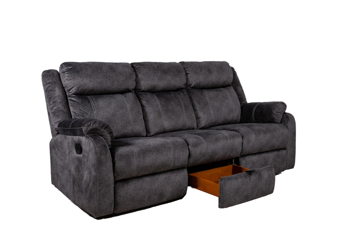 Sonet Domino Granite Rs Gray Fabric 1 Seat