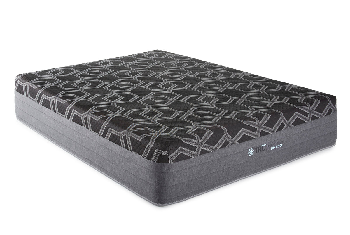 14" Smooth Top Hybrid Ultra Plush King Mattress Black Foam Spring King