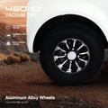 All Weather Protection: Fully Enclosed Design For Safer Travels White Abs Pc