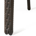 Outdoor Wicker Chairs, 56225.00Chrbrn Kd, 4Pcs Brown Resin