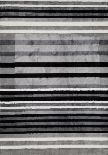 Jersey Area Rugs, Carpets For Livingroom, 7X10 Area Rugs ,3012 Grey Rectangle 8&10 Grey Contemporary Abstract Polypropylene