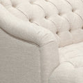 Comfy 3 Seat Sofa With Wooden Legs, Pu, For Living Room And Study Beige Fabric 3 Seat