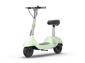 Electric Scooter With Foldable Seat W 35 Miles Operating Range & 15.5Mph Max Speed Green Green Aluminum