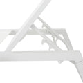 Myers Chaise Lounge Mp2 White Metal Mesh