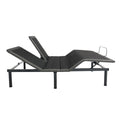 Queen Size Flex Head Quick Assembly Adjustable Bed Frame With Voice Activated Controls Black Metal Metal