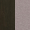 Set Of 2 Fabric Upholstered Dining Chairs In Espresso Solid Espresso,Taupe Dining Room Rectangular Dining Chairs Set Of 2 Fabric,Mdf