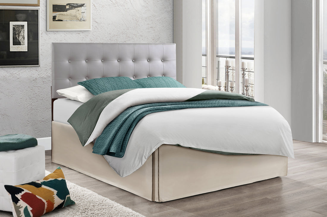 Super Nova G0130 Khb King Headboardlight Grey Light Grey Foam Pu