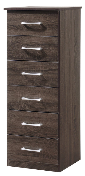 Boston G025 Lc Lingerie Chestwenge Brown Particle Board