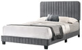 Lodi G0408 Fb Up Full Bedgray Gray Foam Velvet