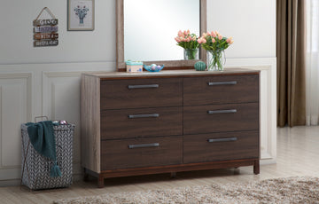 Magnolia G1400 D Dressergray Brown Gray Particle Board