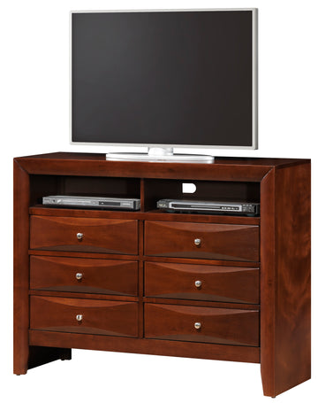 Marilla G1550 Tv2 Media Chestcherry Cherry Particle Board
