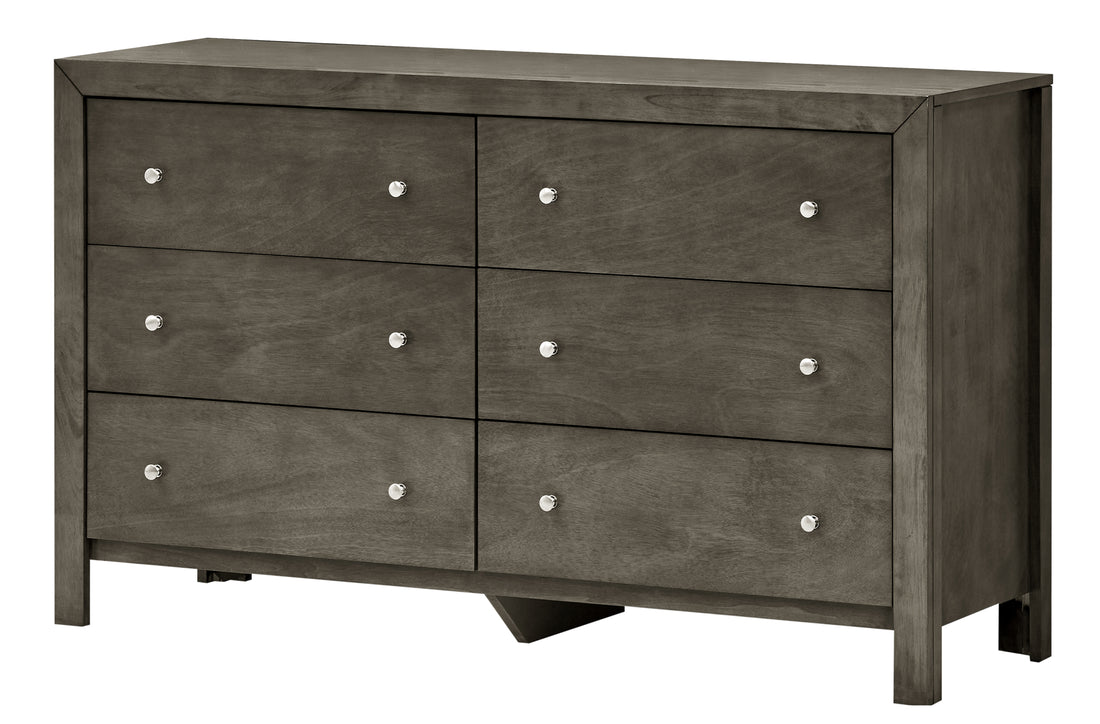 Burlington G2405 D Dressergray Gray Particle Board