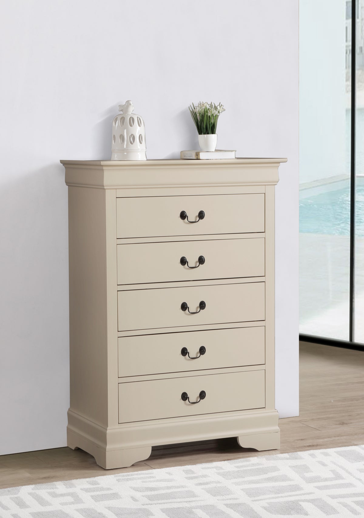 Louis Phillipe G3175 Ch Chestbeige Beige Particle Board