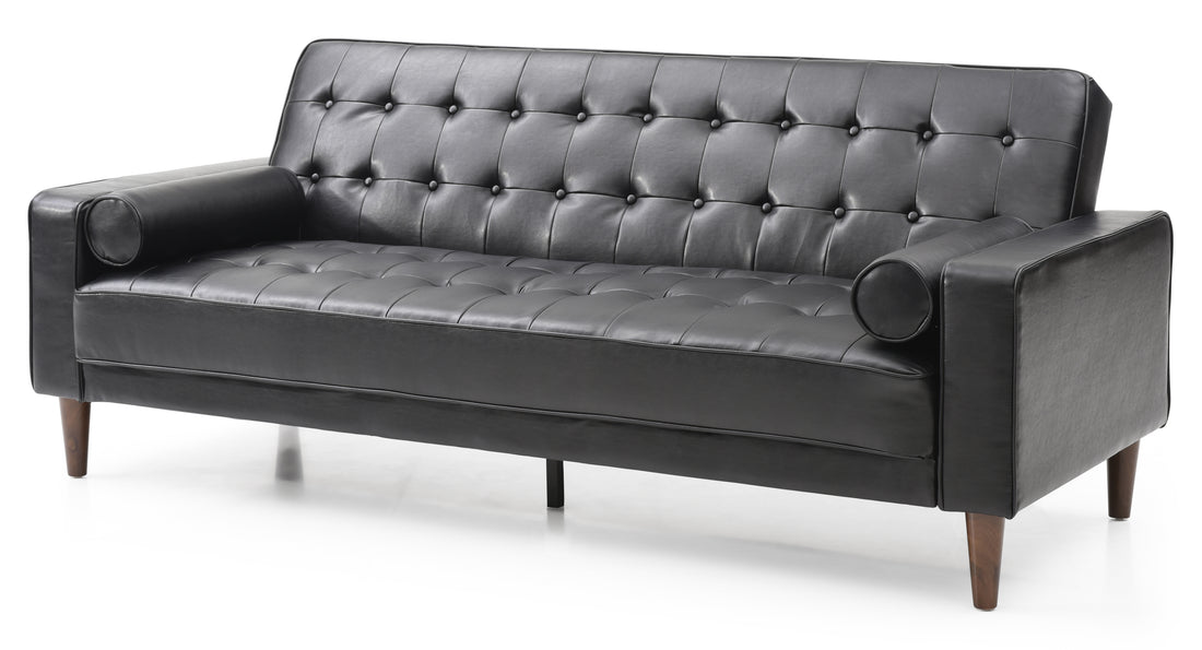 Andrews G843A S Sofa Bedblack Black Foam Pu