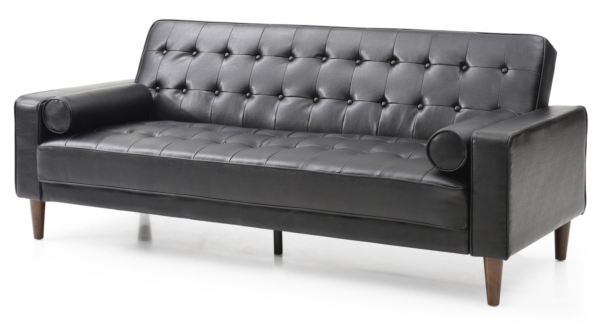 Andrews G843A S Sofa Bedblack Black Foam Pu