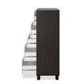 Eloy White & Espresso Finish Chest Espresso,White Mdf