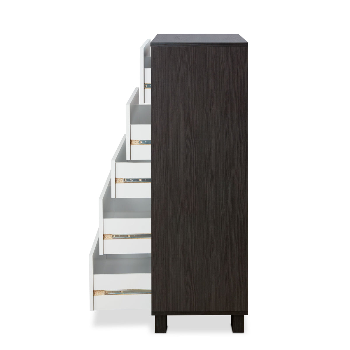 Eloy White & Espresso Finish Chest Espresso,White Mdf
