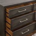 Broomfield 5 Drawer Chest Brown Brown Wood