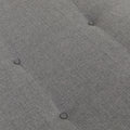 Chaise Lounge Grey Fabric