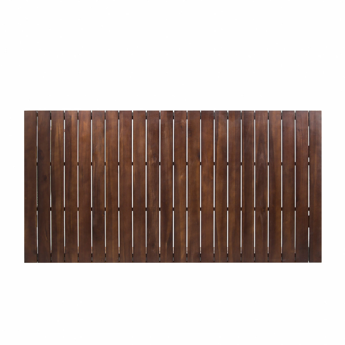 Bali Dining Table Dark Brown White Acacia Wood