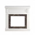 Only Mantel Not Included Fireplace White,41.34