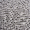 Naar Guros Collection 8X10 White Geometric Indoor Outdoor Area Rug White Polypropylene