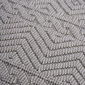 Naar Guros Collection 6X9 White Geometric Indoor Outdoor Area Rug White Polypropylene