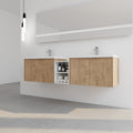72 Inch Soft Close Doors Bathroom Vanity With Sink, A Small Storage Shelves, 30