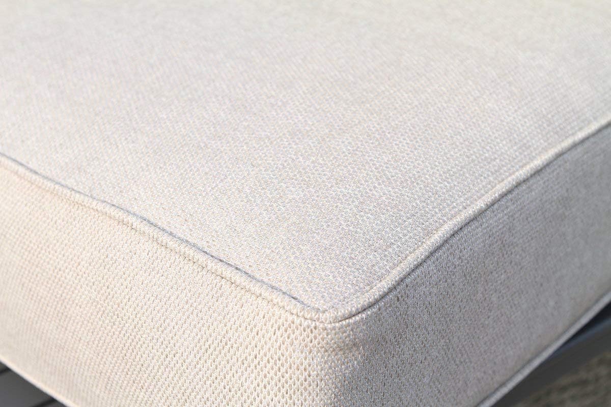 Fully Assembled Outdoor Ottoman With Cushion Yes Sectional Grey Rust Resistant Frame Stain Resistant Cushions Garden & Outdoor Modern Sofa Seating Groups Foam Wicker