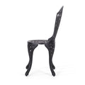 Bono Metal Bistro Set Black Aluminium