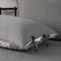 6 Piece Reversible Plaid Daybed Cover Set Grey Daybed Grey Polyester