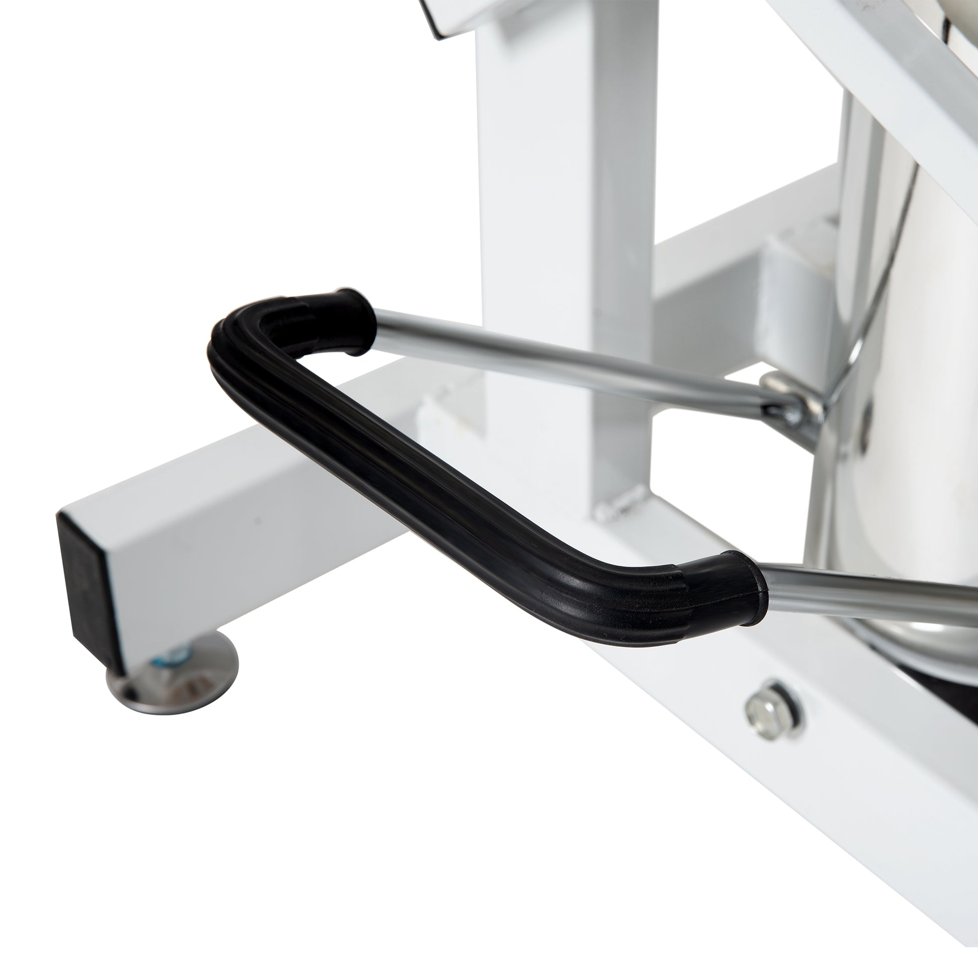 42.5Inch Hydraulic Pet Grooming Table With "H" Arm Purple White Purple Mdf Steel