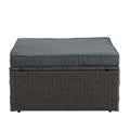 Patio Furniture, Outdoor Furniture, Seasonal Pe Wicker Furniture,7 Pcs Set Wicker Furniture With Lounger Sofa Yes Dark Gray Seats 6 Pe Rattan Iron Waterproof Fabric