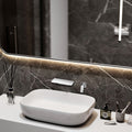 Waterfall Bathroom Sink Faucet Chrome Brass