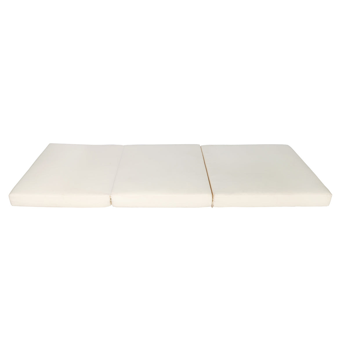 Broadway Ian Chaise Lounge Cushion Three Folds Cream Waterproof Fabric