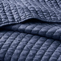2 Piece Quilt Set Navy Twin Twin Xl Twin Navy Cotton