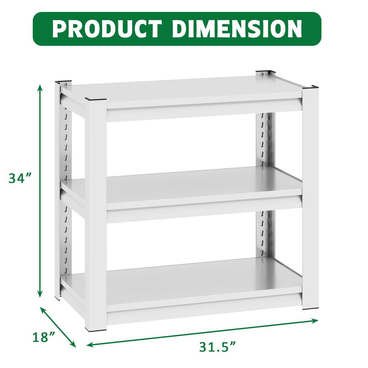 40 50 Gallon Fish Tank Stand Metal Aquarium Stand, 31.5 "L X 18 "W X 34"H Adjustable Heavy Duty Reptile Tank Stand, Adjustable 3 Tier Fish Tank Rack Shelf For Home Office, Tank Not Included 3 Antique White Standard Horizontal Primary Living Space Open