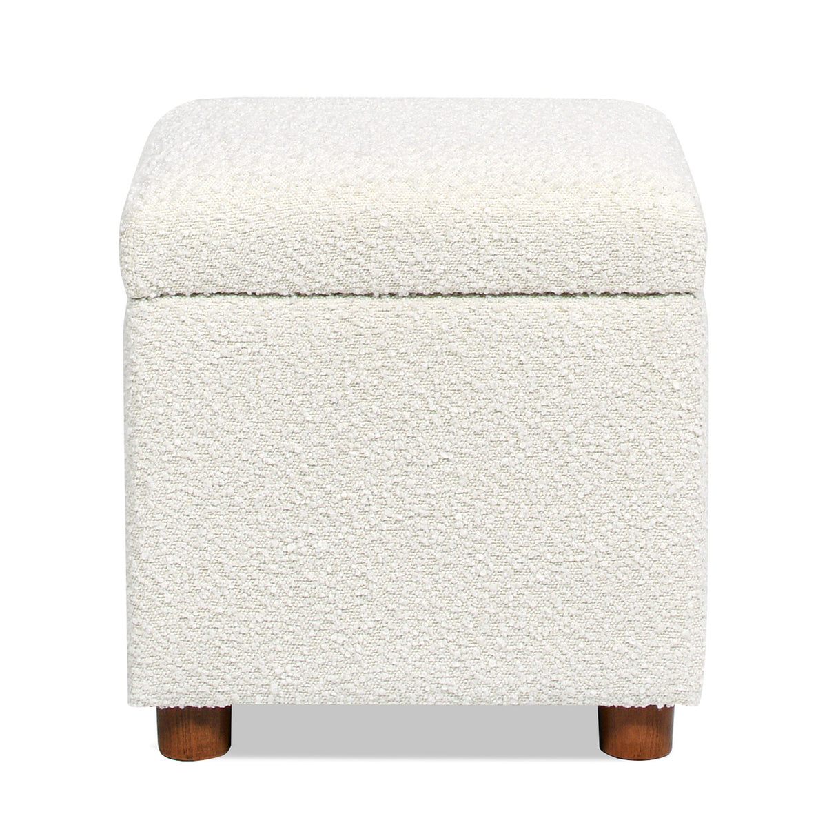 Ivory White Boucle, Ivory White Boucle White Foam Boucle