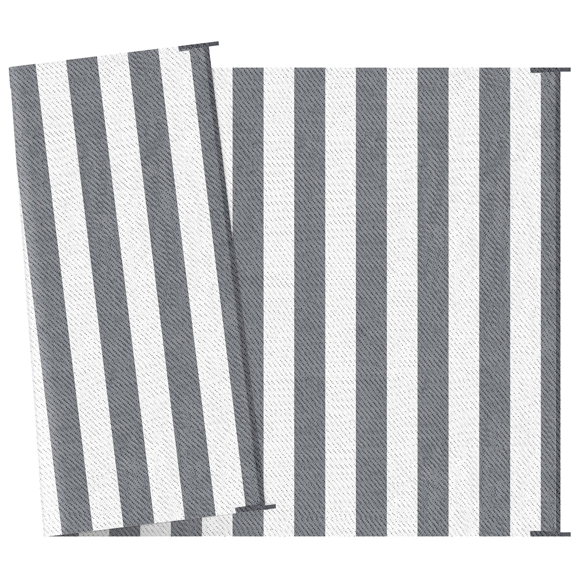 Outsunny Reversible Outdoor Rug, 9' X 12' Waterproof Plastic Straw Floor Mat, Portable Rv Camping Carpet With Carry Bag, Large Floor Mat For Backyard, Deck, Picnic, Beach, Gray & White Striped Multicolor Polypropylene
