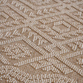 Naar Guros Collection 2X8 Natural Traditional Indoor Outdoor Area Rug Natural Polypropylene
