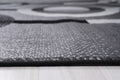 Jersey Area Rugs, Carpets For Livingroom, 7X10 Area Rugs ,3987 Black Grey Rectangle 8&10 Black Grey Contemporary Abstract Polypropylene