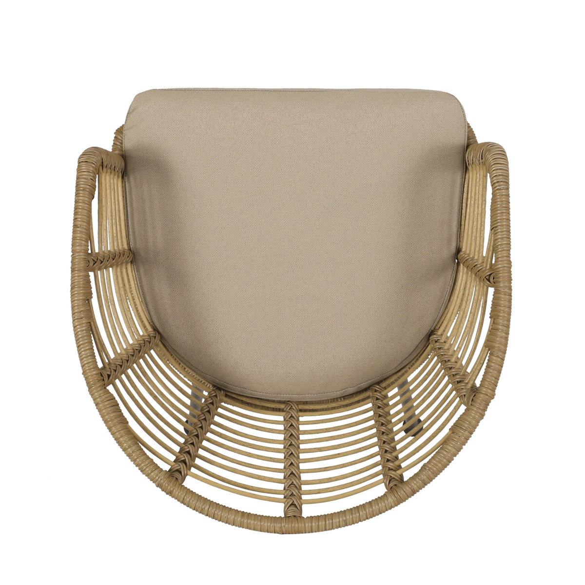 Randy Chair Brown Beige Particle Board