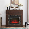 Electric Fireplace With Mantel,Fireplace Mantel Surround With 23