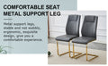 Table And Chair Set.The Table Has A Glass Tabletop With Imitation Marble Pattern Stickers And Stainless Steel Golden Table Legs. Paried With Comfortable Chairs With Pu Seats And Metal Legs. Gold Black Seats 6 Glass Metal