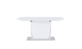 Audi Dining Table White Mdf