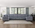 Modern Living Room Furniture Dark Gray Corner Seat With Storage Corduroy Fabric Upholstery 1Pc Modular Piece Dark Gray Primary Living Space Contemporary,Modern Solid Wood