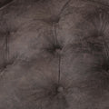 Harrison Tufted Club Chair Grey Brown Microfiber 1 Seat