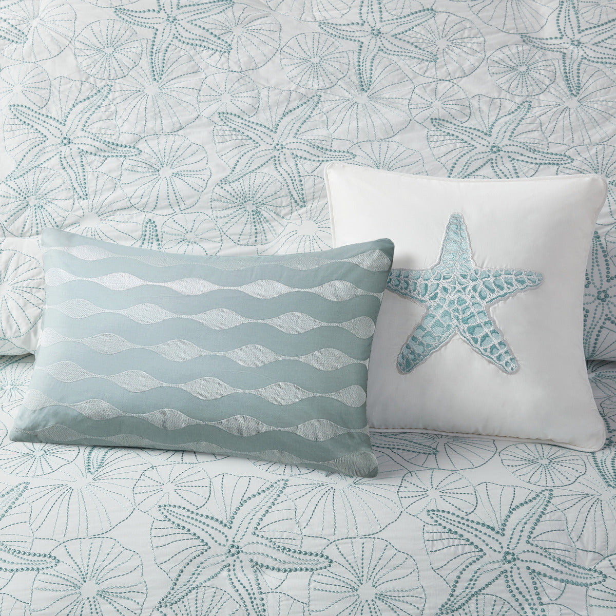 Duvet Cover Mini Set White Full Queen Queen Multicolor Cotton