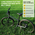 Electric Bicycle 350W Black Aluminium Alloy